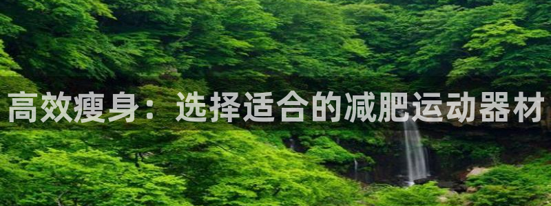 NG大舞台官方正版app集团官网网址:高效瘦身:选择适合的减